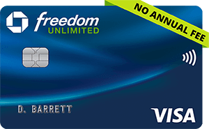 Chase Freedom Unlimited credit card